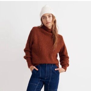 Madewell Loretto Mockneck Pullover Sweater
